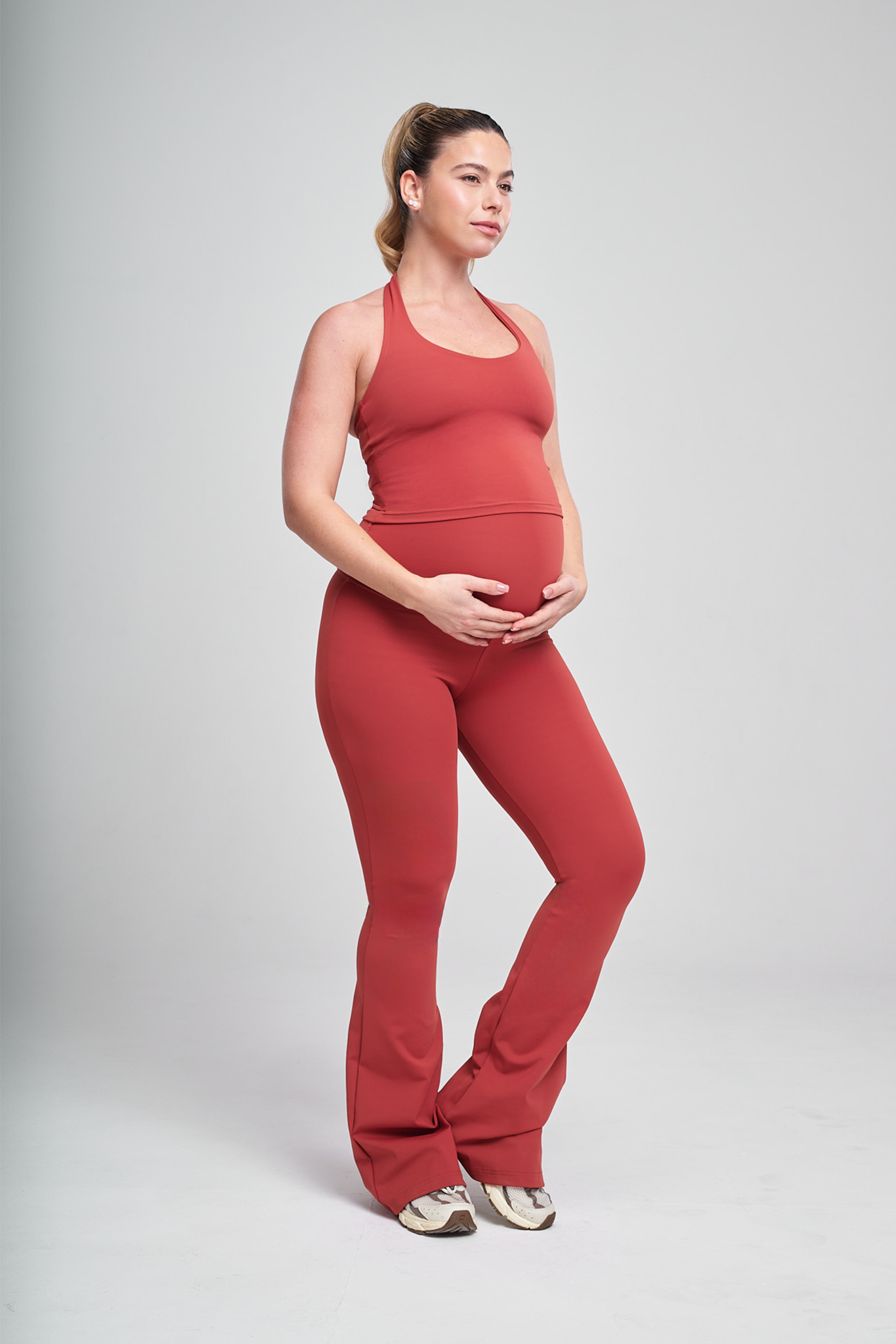 טייץ YALUUP.PRO מתרחב הריון - MARS RED