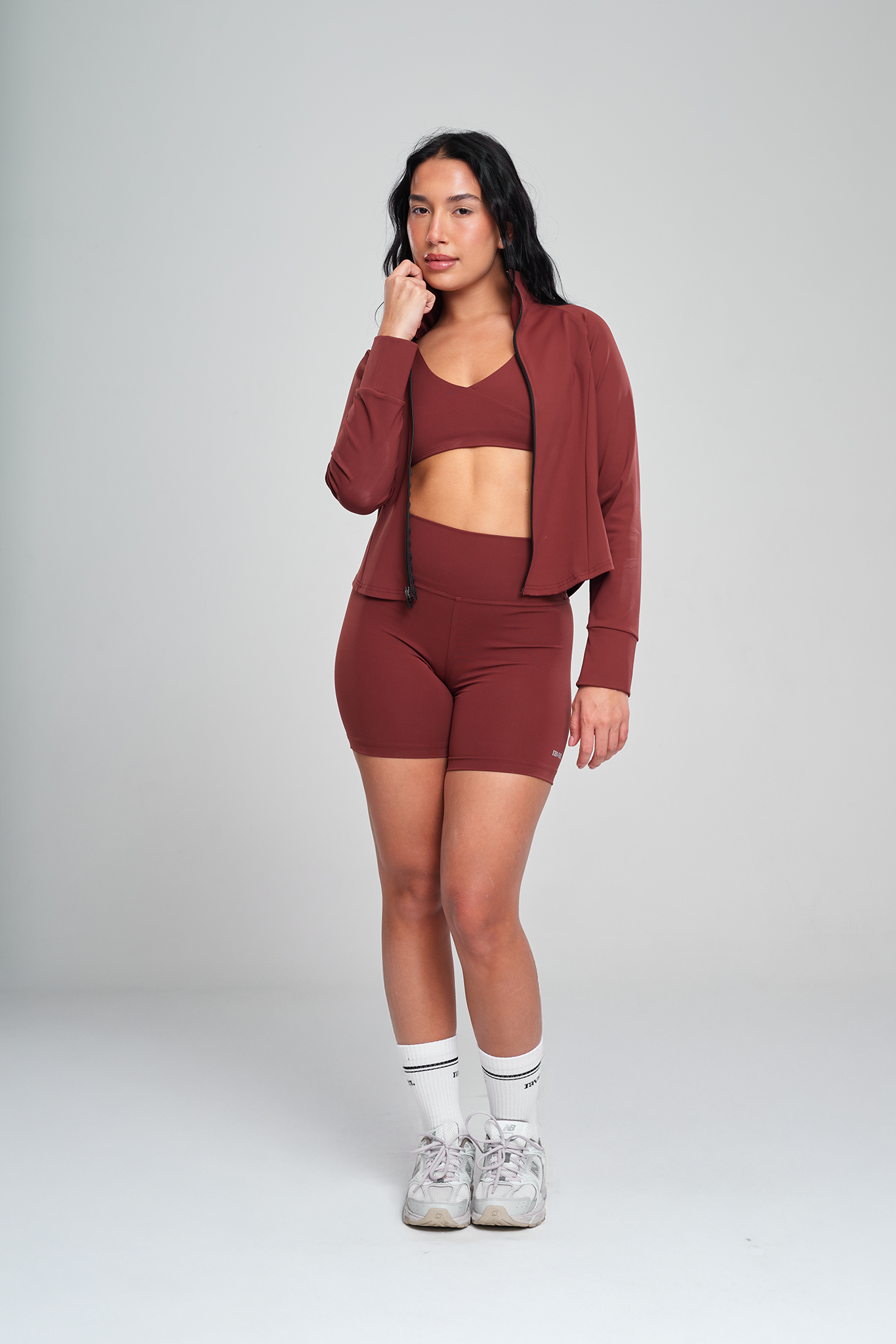 טייץ YALUUP.PRO קצר - DARK AMBER