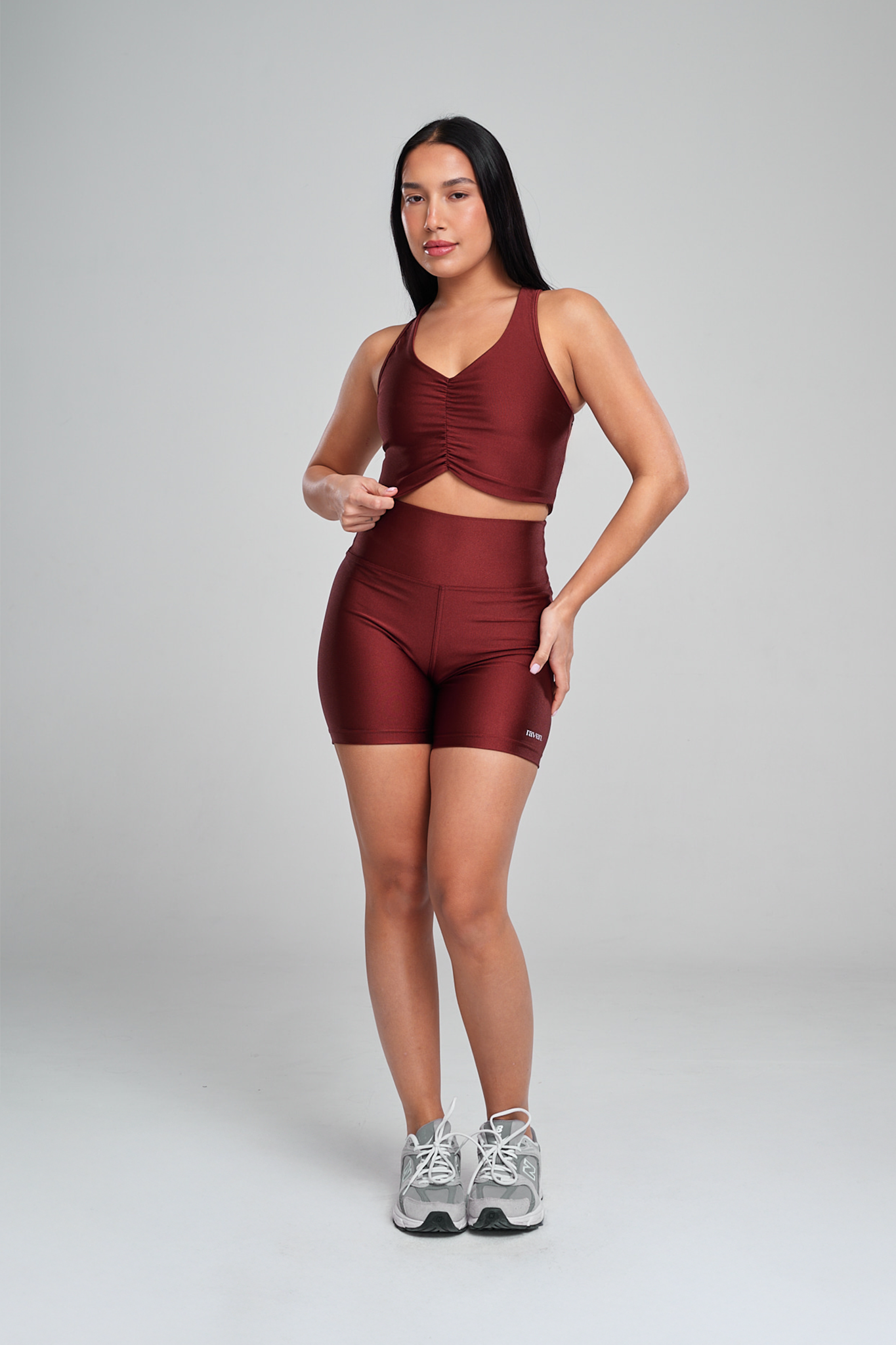 טופ קרופ LIRUX כיווץ - DARK AMBER