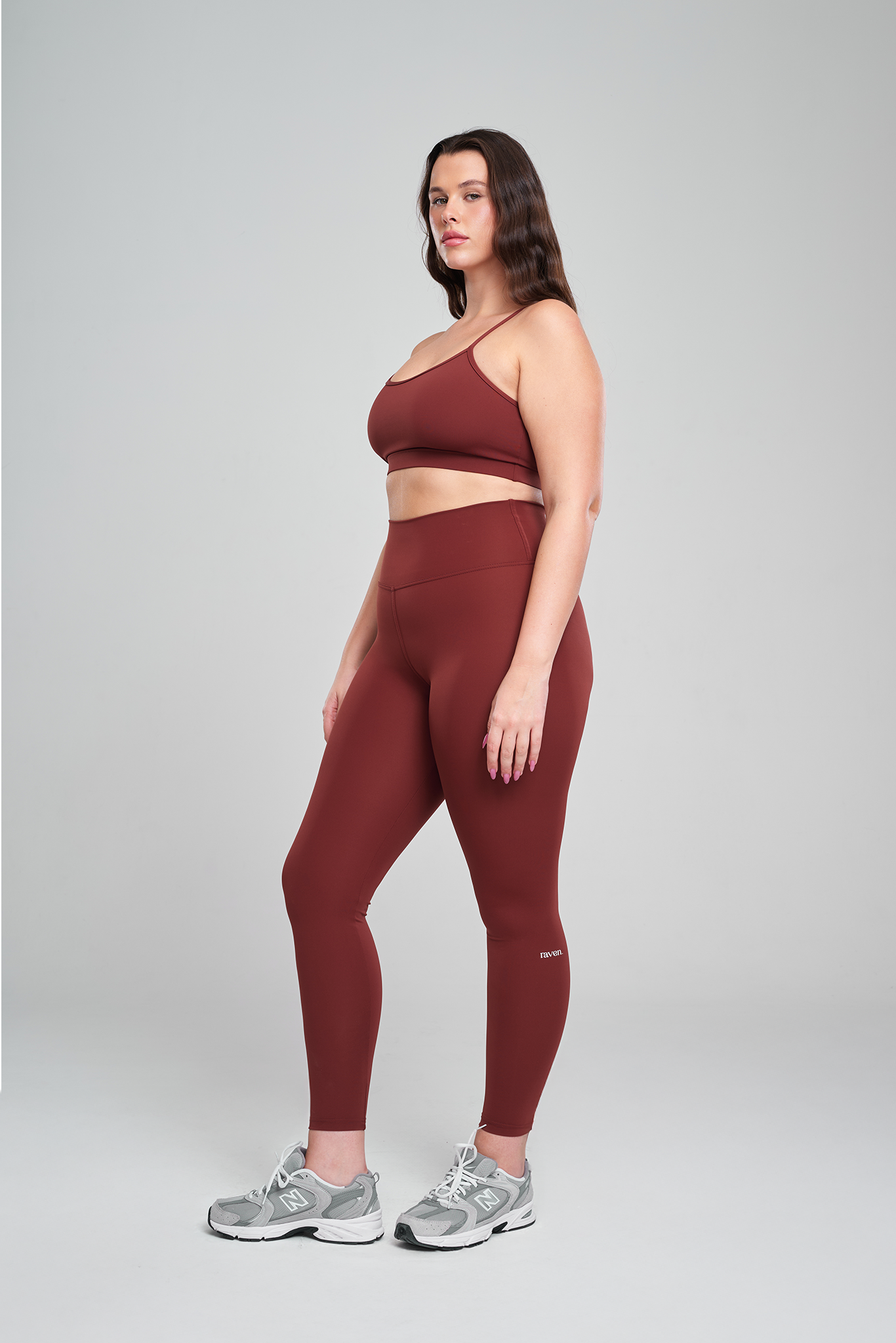 טייץ YALUUP.PRO ארוך גבוה - DARK AMBER