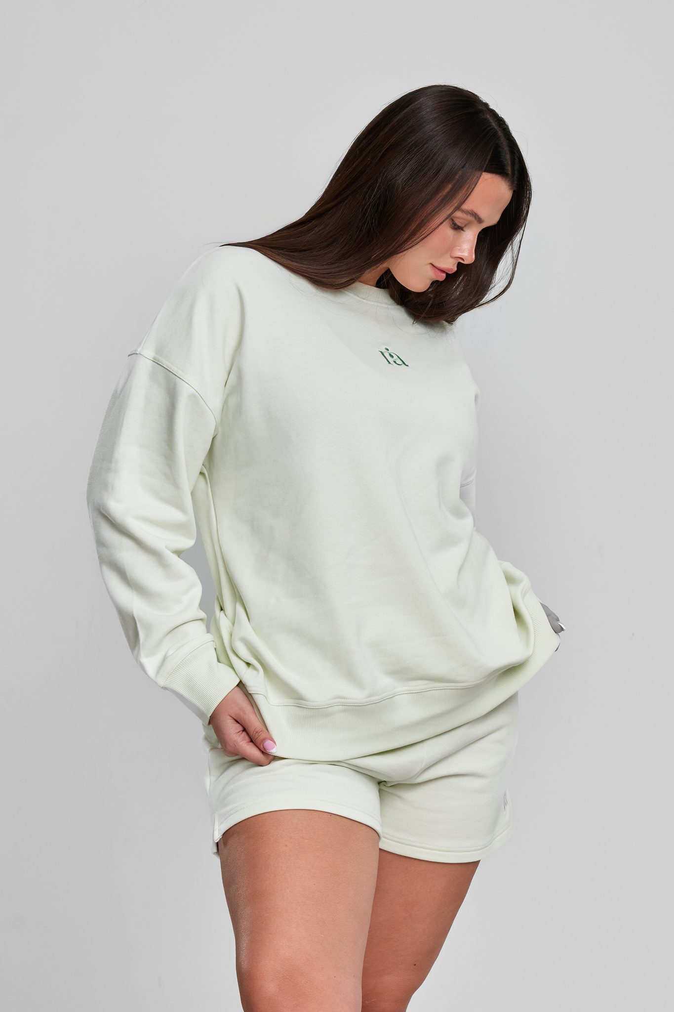 חולצת COTTON ארוכה - COOL MINT