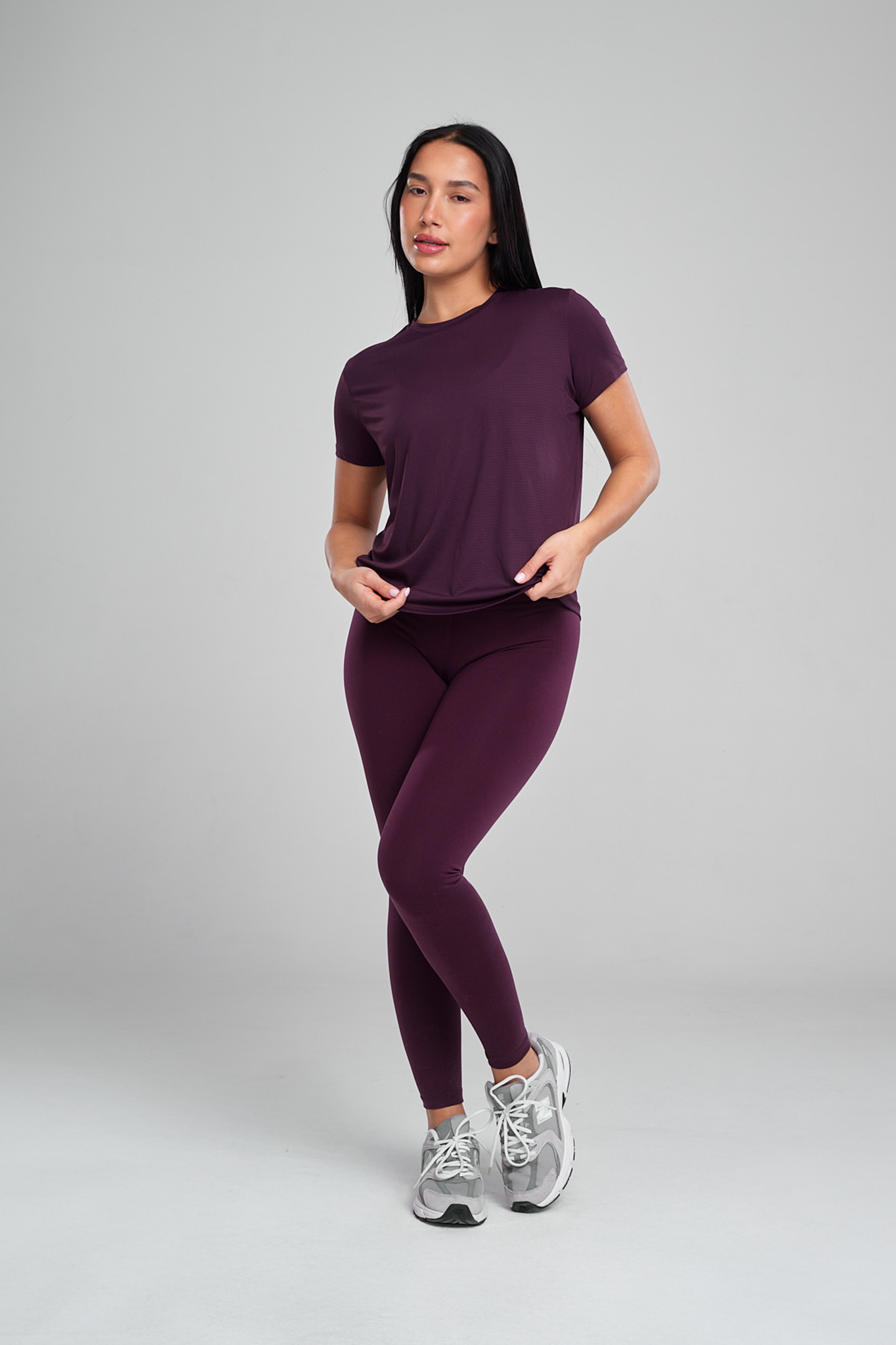 חולצה YALU קצרה - DEEP PURPLE