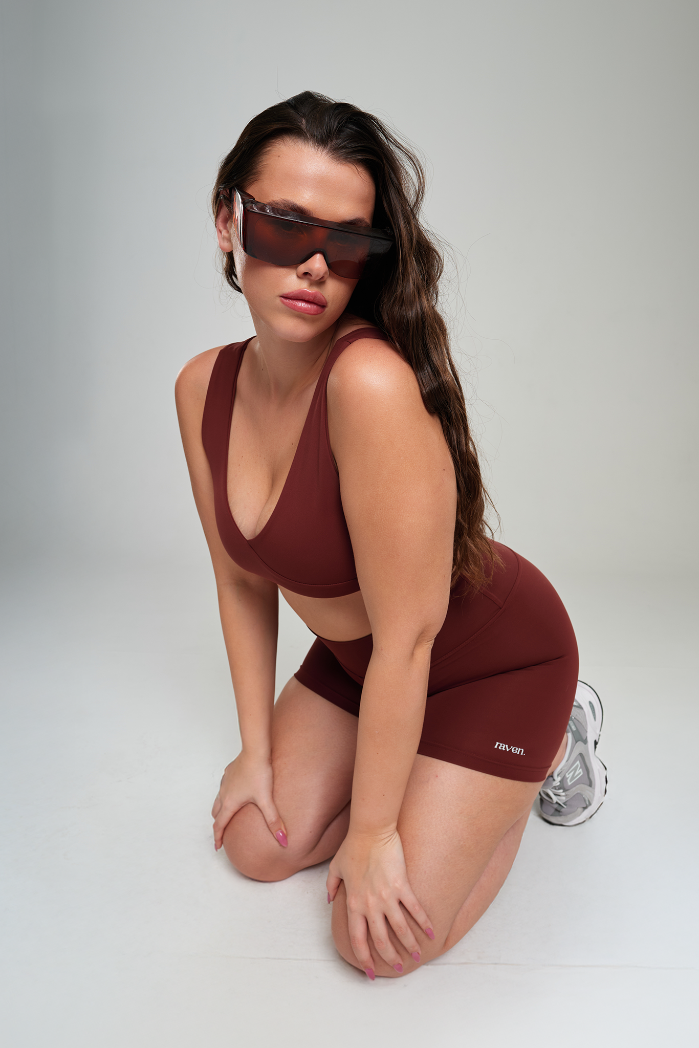 טייץ YALUUP.PRO קצר - DARK AMBER