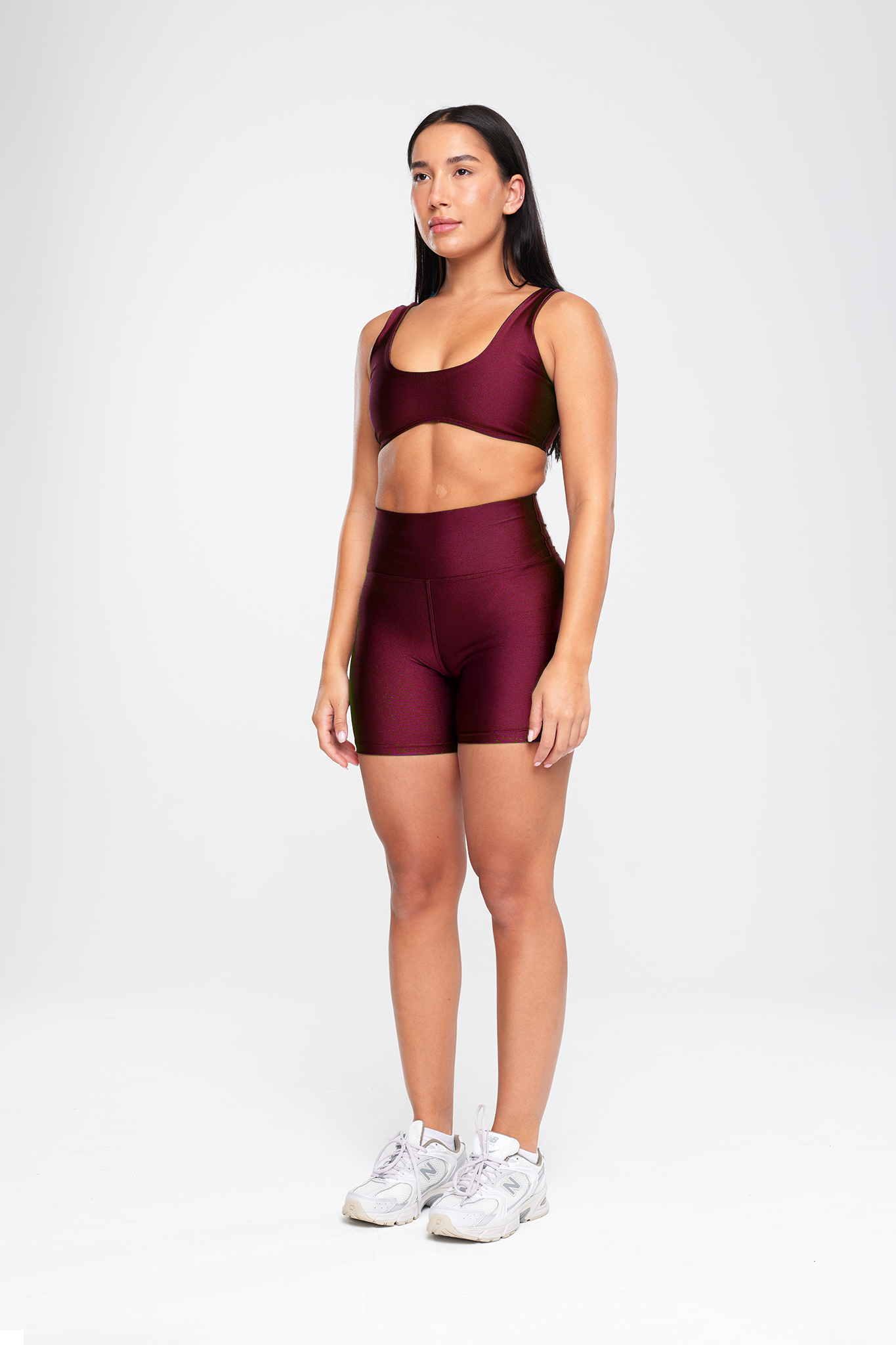 טייץ LIRUX קצר - CHERRY WINE