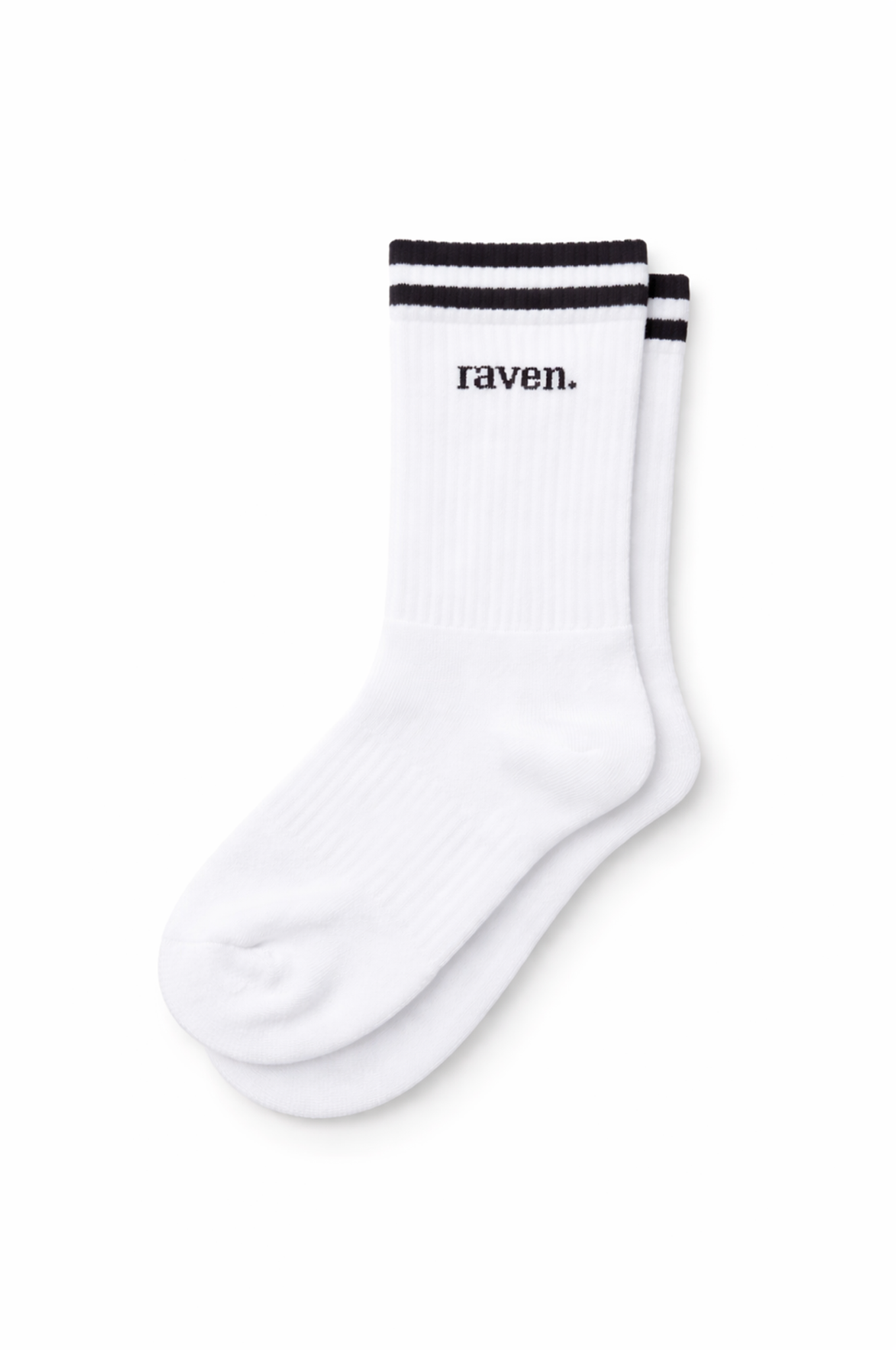 raven SOCKS - WHITE