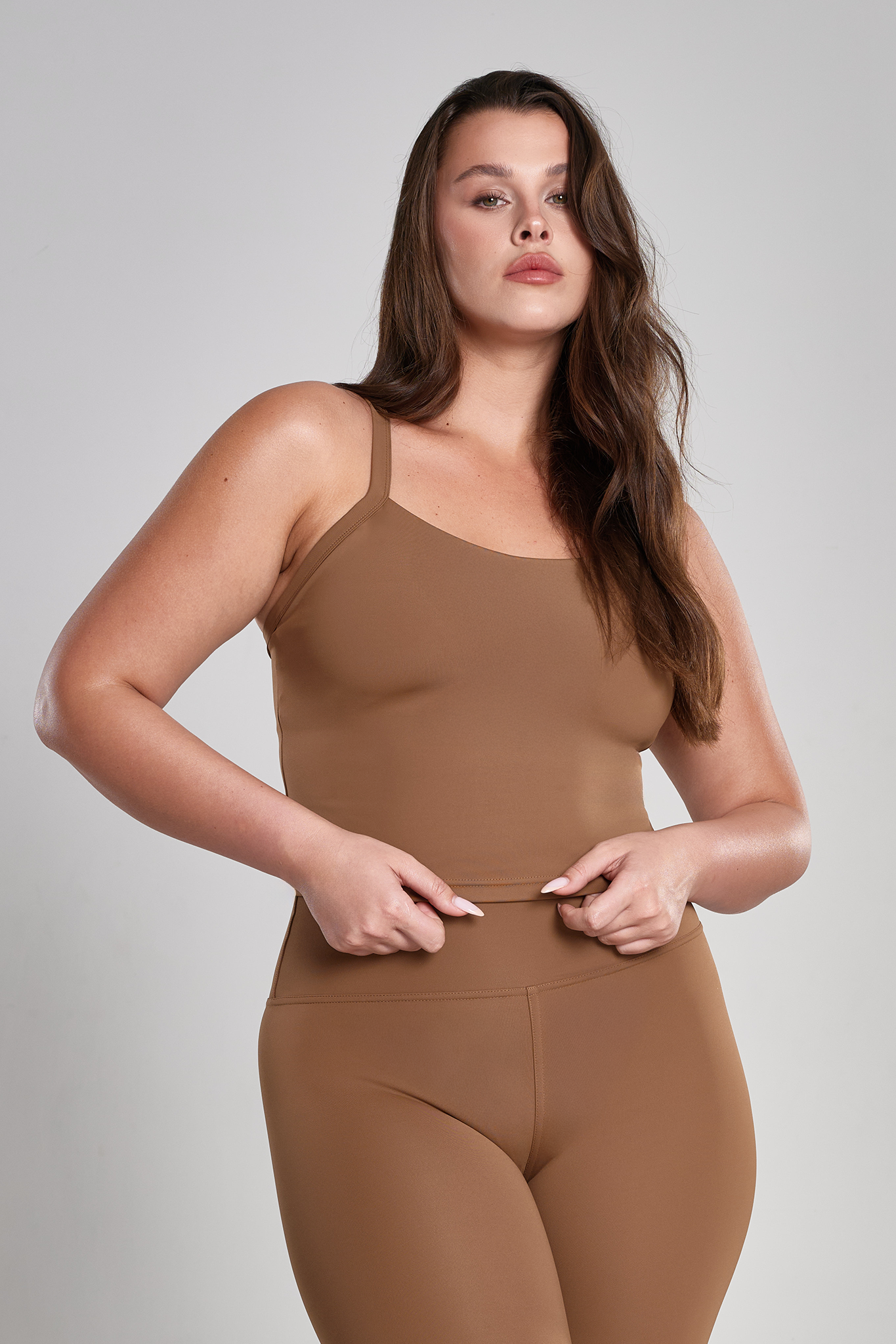 גופיה YALUUP.PRO גב פתוח - BRONZER BROWN