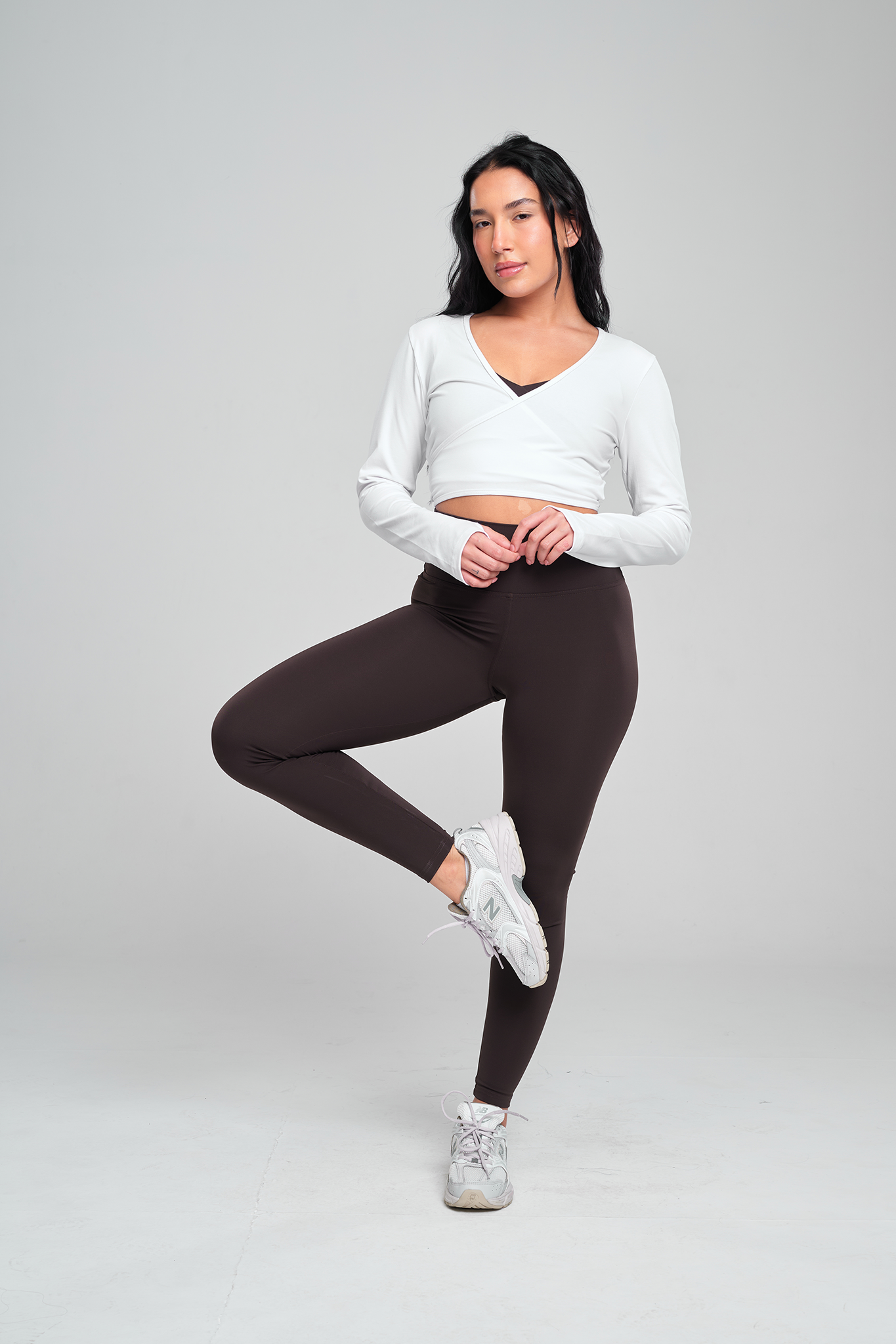 חולצת COTTON מעטפת - WHITE