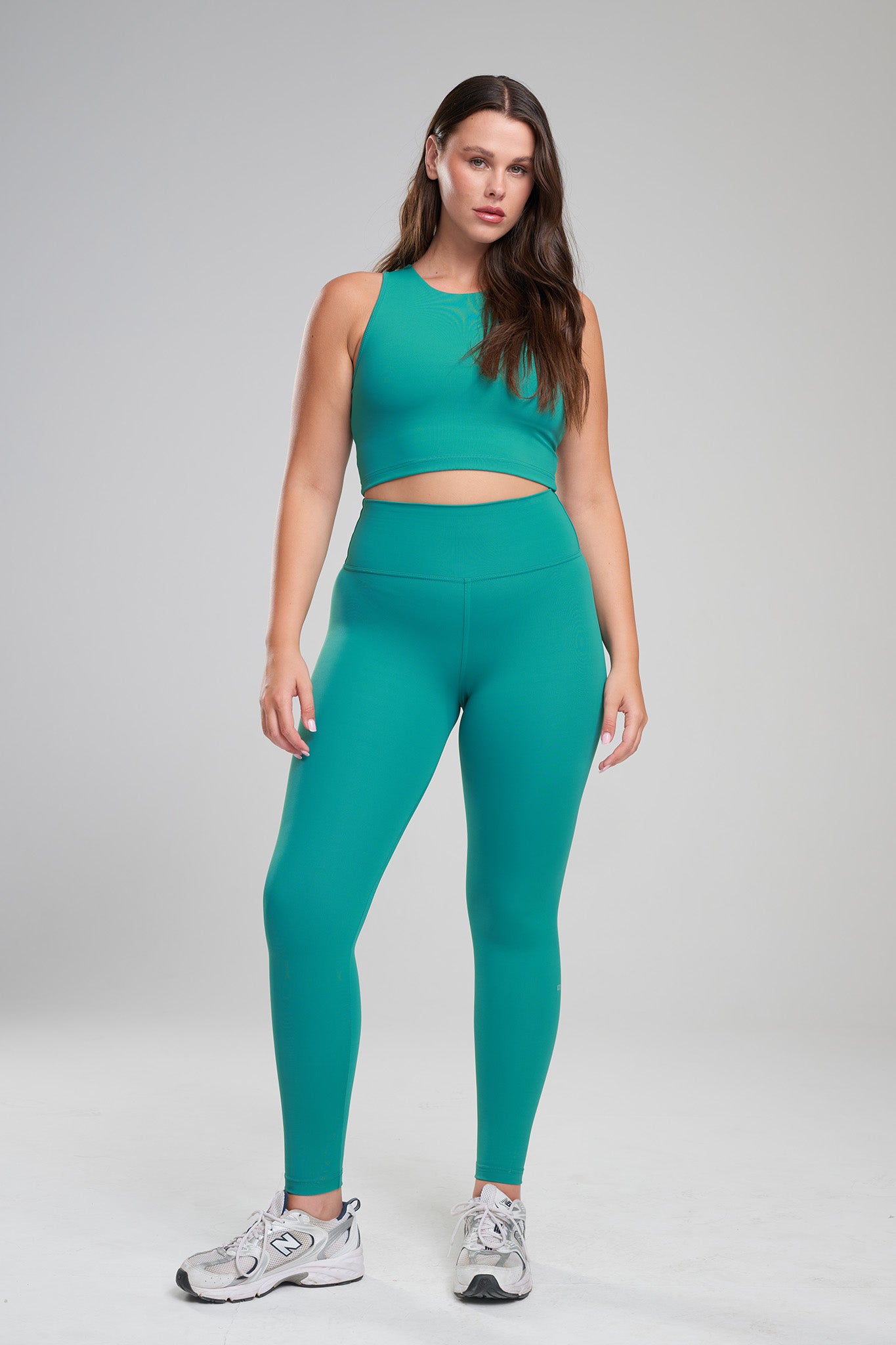 טייץ YALUUP.PRO ארוך גבוה - AQUA MARINE