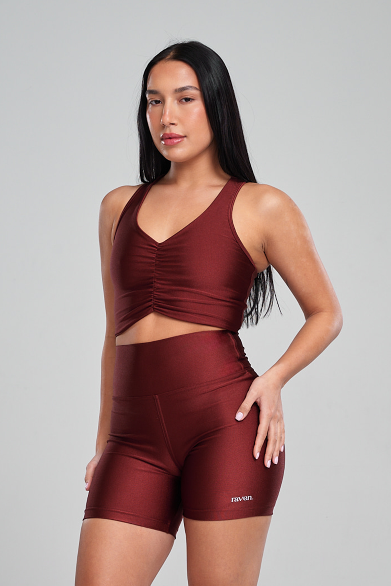 טופ קרופ LIRUX כיווץ - DARK AMBER