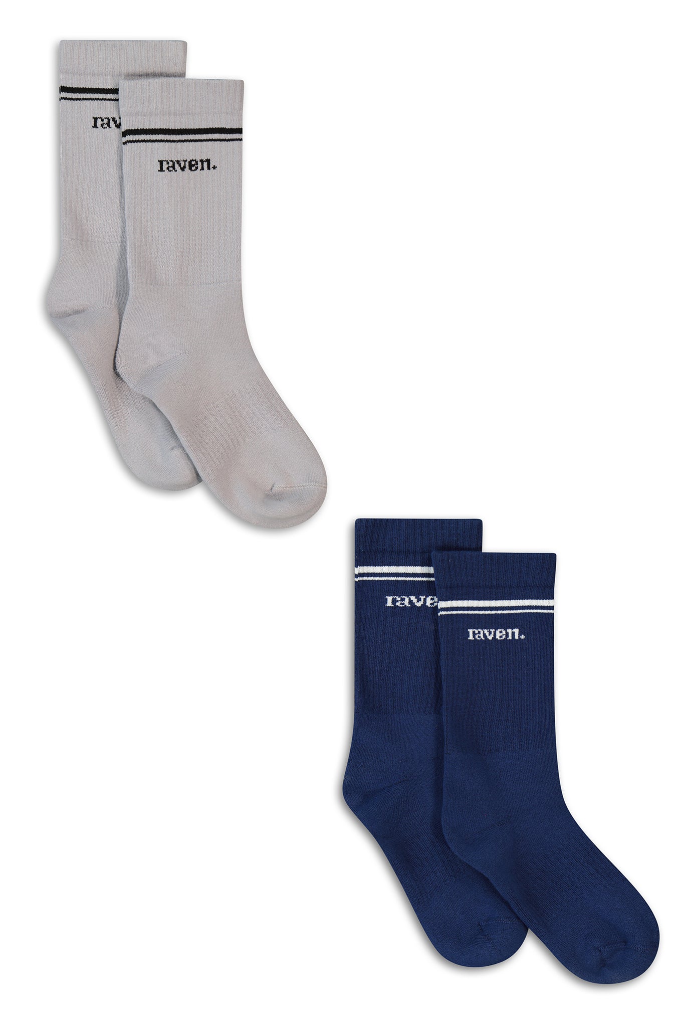 raven SOCKS PACKAGE - GREY & NAVY