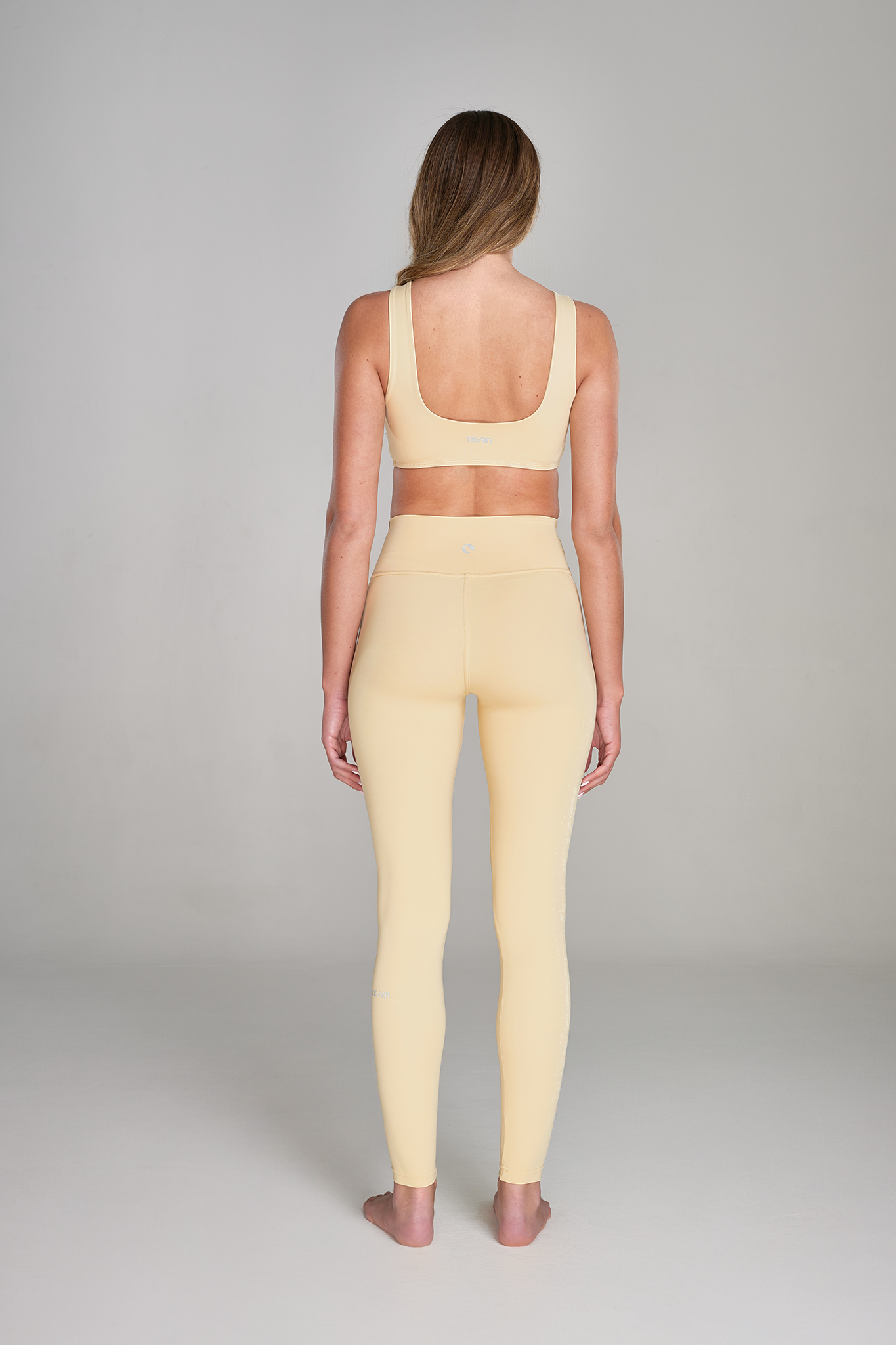 טייץ YALUUP.PRO ארוך גבוה - BUTTER MILK