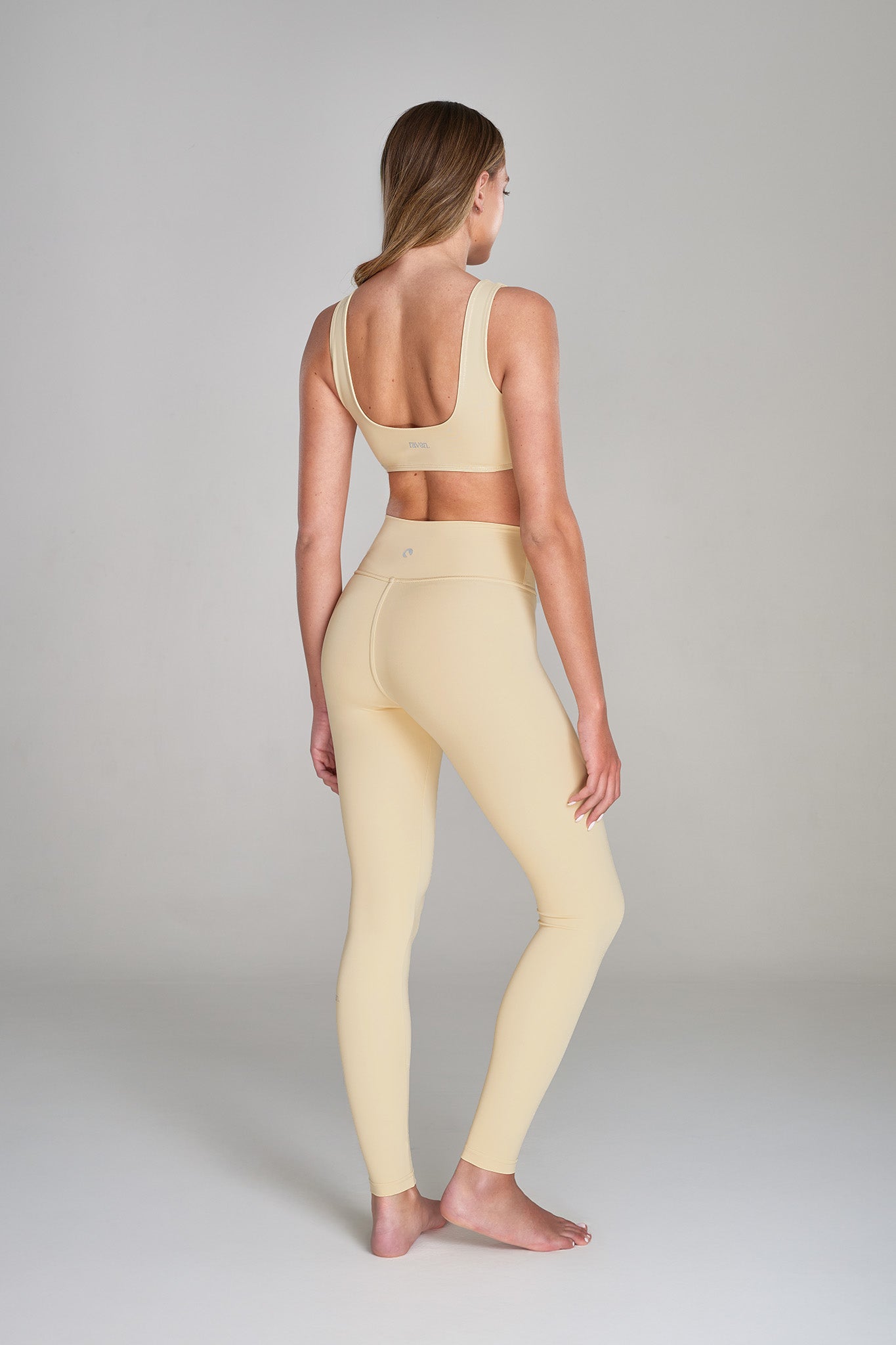 טייץ YALUUP.PRO ארוך גבוה - BUTTER MILK