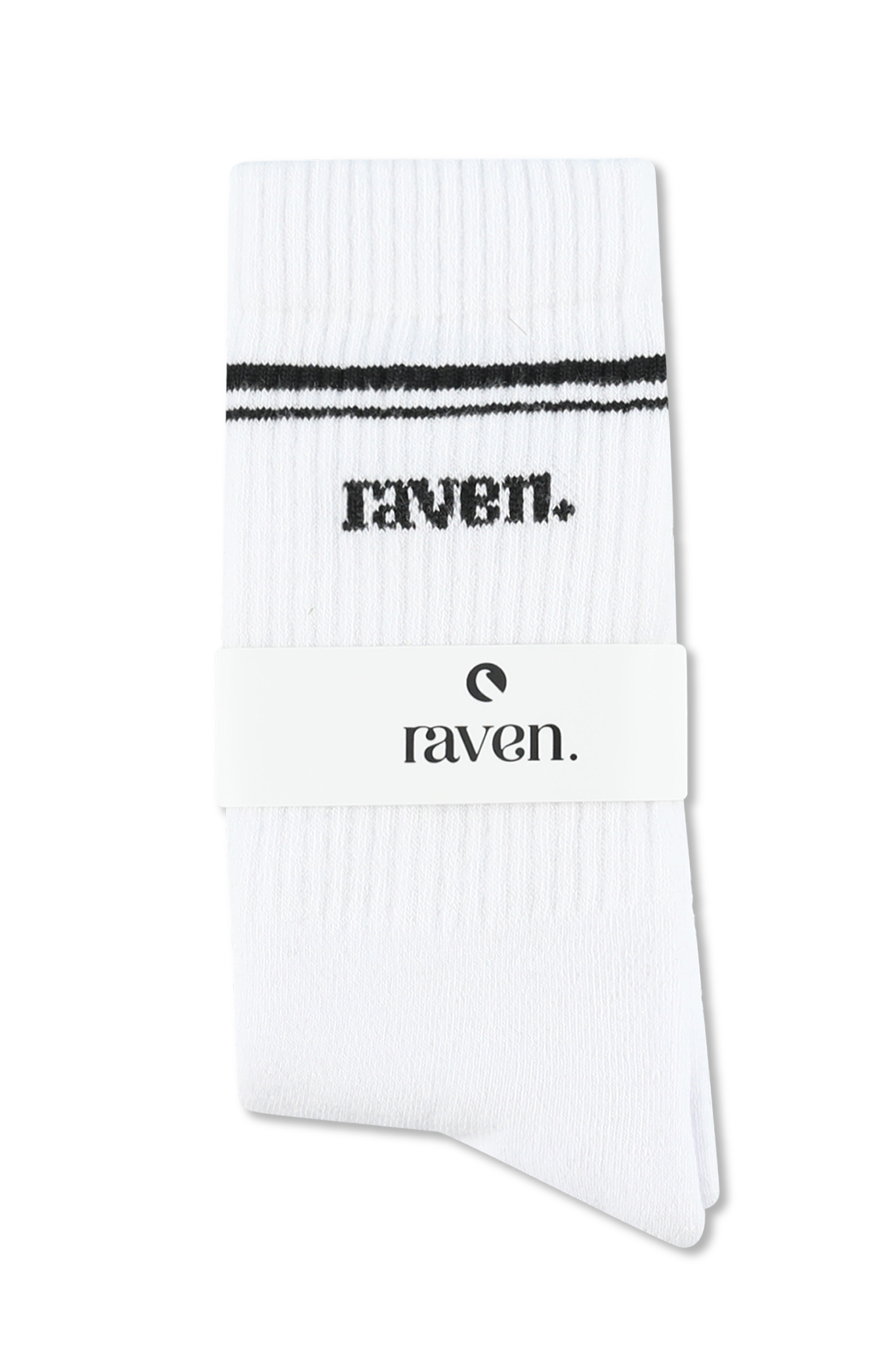 raven SOCKS - WHITE