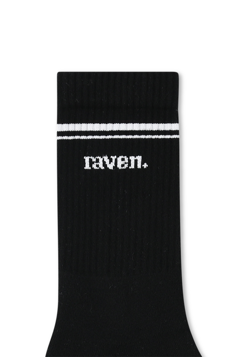 raven socks - שחור