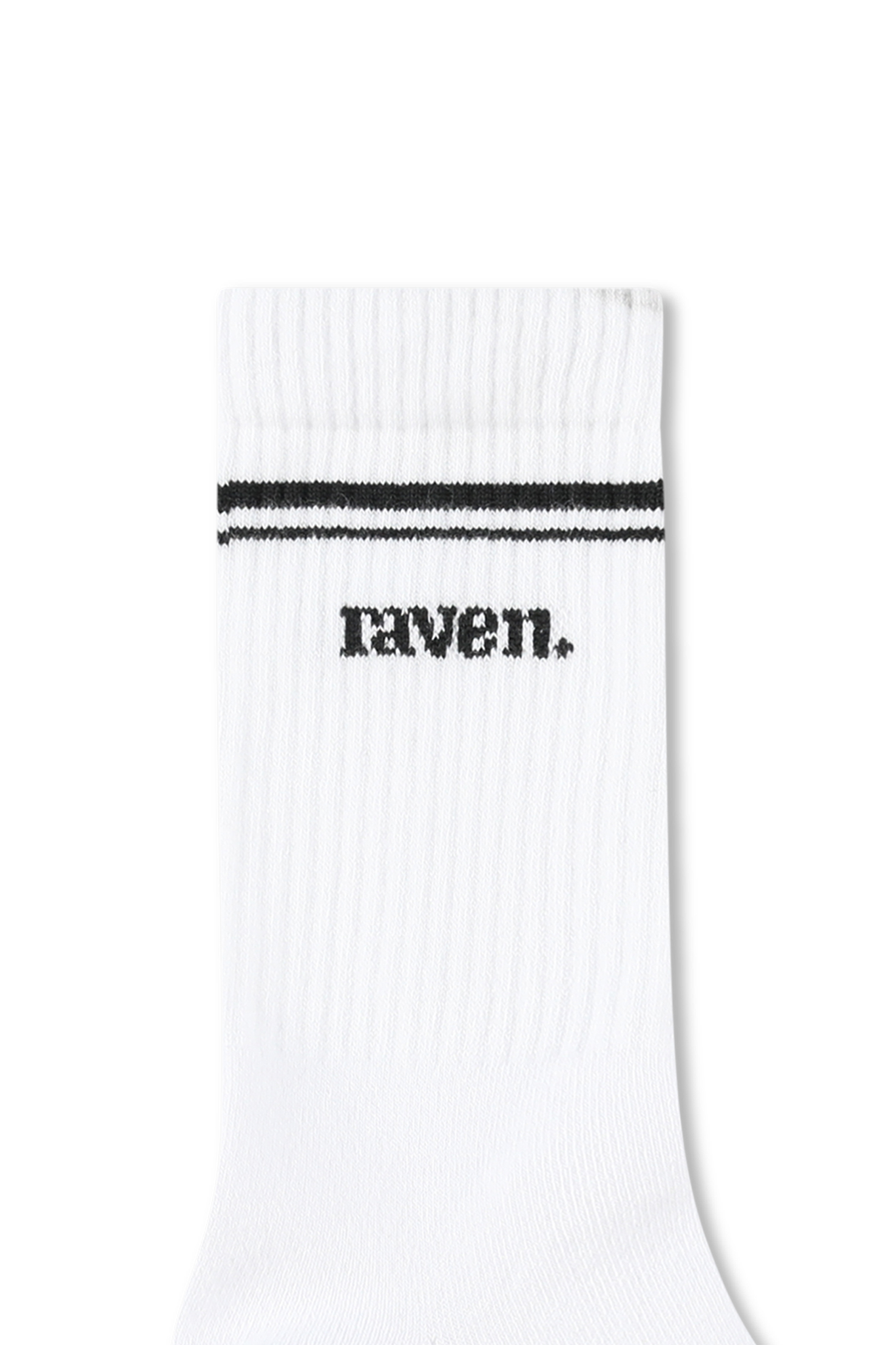 raven SOCKS - WHITE